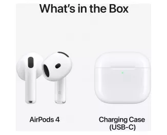 Наушники беспроводные Apple AirPods 4 (MXP63)