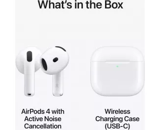 Наушники беспроводные Apple AirPods 4 with Active Noise Cancellation (MXP93)