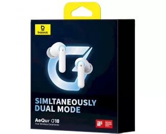 Бездротові навушники Baseus AeQur G10 True Wireless Earphones (A00055400111-00) Cluster Black