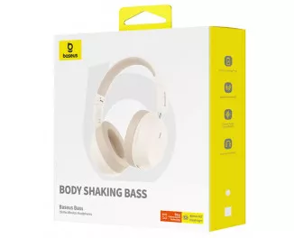 Навушники бездротові Baseus Bass 35 Max Wireless Headphones Stellar White (A00070800221-00)