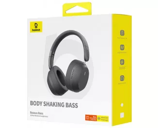 Навушники бездротові Baseus Bass 35 Max Wireless Headphones Twilight Grey (A00070800821-00)