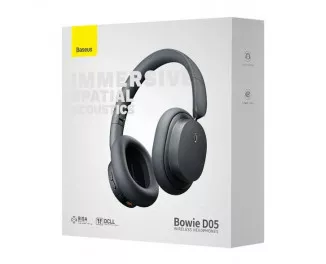 Навушники бездротові Baseus Bowie D05 Wireless Headphones Cluster Black (A00024601113-00)