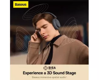Навушники бездротові Baseus Bowie D05 Wireless Headphones Cluster Black (A00024601113-00)