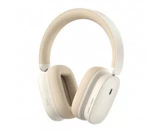 Наушники беспроводные Baseus Bowie H1 Noise-Cancelling Wireless Headphones Rice White (NGTW230002)