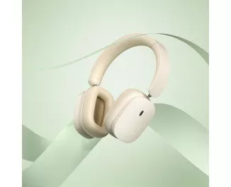 Наушники беспроводные Baseus Bowie H1 Noise-Cancelling Wireless Headphones Rice White (NGTW230002)