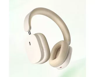 Наушники беспроводные Baseus Bowie H1 Noise-Cancelling Wireless Headphones Rice White (NGTW230002)