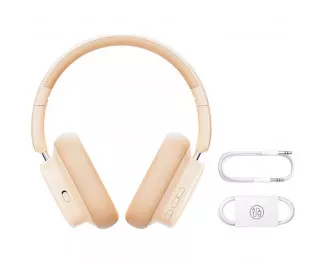 Бездротові навушники Baseus Bowie H1i Noise-Cancellation Wireless Headphones Stellar White (A00050402223-00)