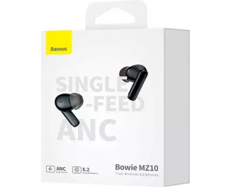 Навушники бездротові Baseus Bowie MZ10  Wireless Earphones (NGTW340001) Black