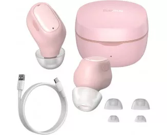 Навушники бездротові Baseus Bowie WM01 Pink (NGTW370004)