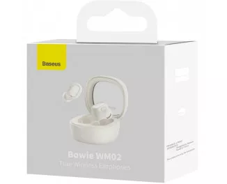 Наушники беспроводные Baseus Bowie WM02 Creamy White (NGTW180002)