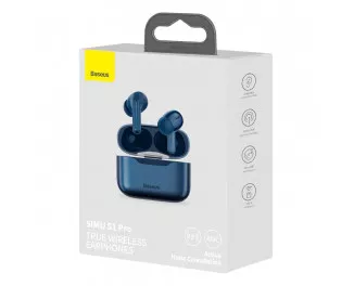 Бездротові навушники Baseus SIMU S1 Pro (NGS1P-03) Blue