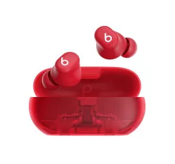Наушники беспроводные Beats by Dr. Dre Solo Buds Transparent Red (MUW03)
