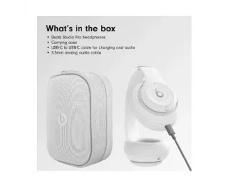 Наушники беспроводные Beats by Dr. Dre Studio Pro Matte White (MC2P4)