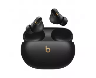 Бездротові навушники Beats Studio Buds + True Wireless Noise Canceling Earbuds - Black / Gold (MQLH3)