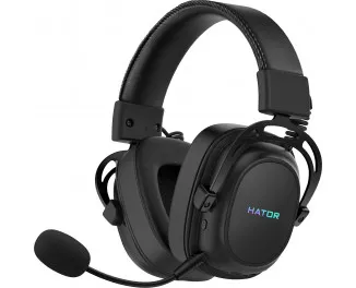 Наушники беспроводные Hator Hypergang 2 Wireless Tri-Mode Black (HTA-950)