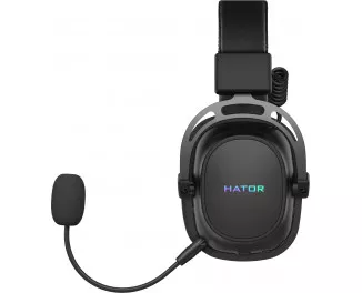 Наушники беспроводные Hator Hypergang 2 Wireless Tri-Mode Black (HTA-950)