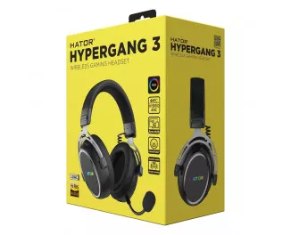 Навушники бездротові Hator Hypergang 3 Wireless Black (ESH55)