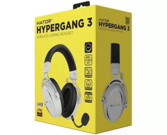 Навушники бездротові Hator Hypergang 3 Wireless White (ESH56)