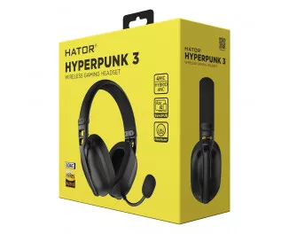 Наушники беспроводные Hator Hyperpunk 3 Wireless Black (ESH15)