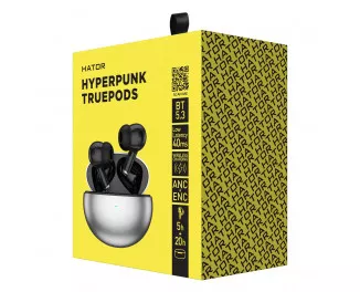 Навушники бездротові Hator Hyреrpunk Truedots Black (HTA-430)