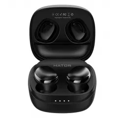 Наушники беспроводные Hator Hyреrpunk Truedots HD SyncHUB Black (HTA-411)