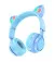 Навушники бездротові hoco W39 Cat ear Blue