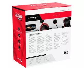 Навушники бездротові HyperX Cloud Alpha Wireless Black (4P5D4AA)