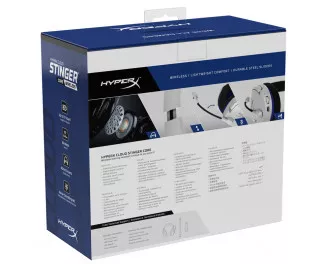 Бездротові навушники HyperX Cloud Stinger Core Wireless Gaming Headset for PlayStation White (4P5J1AA)