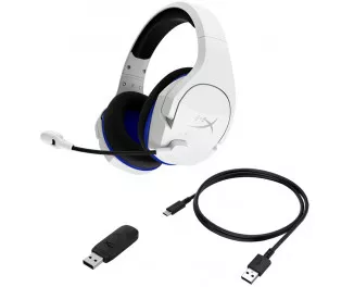 Бездротові навушники HyperX Cloud Stinger Core Wireless Gaming Headset for PlayStation White (4P5J1AA)