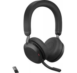 Наушники беспроводные JABRA Evolve 2 75 Link380a UC Stereo Black (27599-989-999)