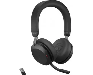 Наушники беспроводные JABRA Evolve 2 75 Link380a UC Stereo Black (27599-989-999)