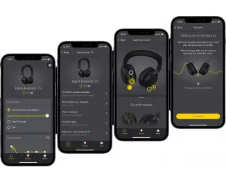 Наушники беспроводные JABRA Evolve 2 75 Link380a UC Stereo Black (27599-989-999)
