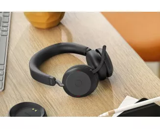 Наушники беспроводные JABRA Evolve 2 75 Link380a UC Stereo Black (27599-989-999)