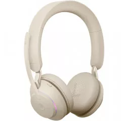 Навушники бездротові Jabra Evolve2 65 Link380c MS Stereo Beige (26599-999-898)