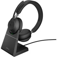 Наушники беспроводные Jabra Evolve2 65 Link380c MS Stereo Stand Black (26599-999-889)