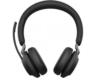 Навушники бездротові Jabra Evolve2 65 Link380c MS Stereo Stand Black (26599-999-889)