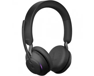Навушники бездротові Jabra Evolve2 65 Link380c MS Stereo Stand Black (26599-999-889)