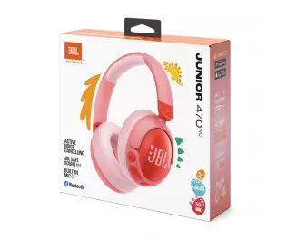 Навушники бездротові JBL Junior 470NC Pink (JBLJR470NCPIK)