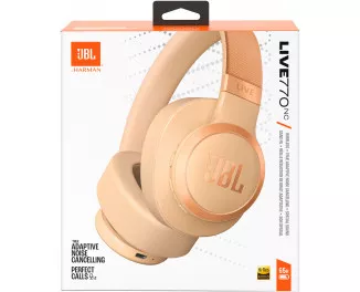 Наушники беспроводные JBL Live 770NC Sandstone (JBLLIVE770NCSAT)