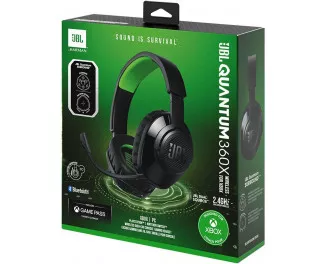 Наушники беспроводные JBL Quantum 360X Wireless for Xbox Black (JBLQ360XWLBLKGRN)