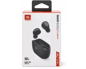 Бездротові навушники JBL Wave Buds Black (JBLWBUDSBLK)