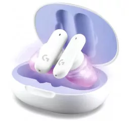 Навушники бездротові Logitech FITS White (985-001183)