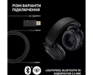 Наушники беспроводные Logitech G Pro X 2 Lightspeed Wireless Black (981-001263)