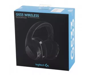 Наушники беспроводные Logitech G533 Wireless Gaming Black (981-000634)