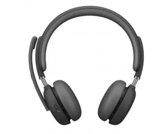 Бездротові навушники Logitech Zone 2 for Business Wireless/Bluetooth UC Graphite (981-001152)