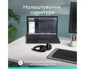 Наушники беспроводные Logitech Zone 300 Wireless Black (981-001407)