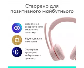 Бездротові навушники Logitech Zone 300 Wireless Off-White (981-001417)