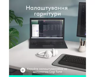 Бездротові навушники Logitech Zone 300 Wireless Off-White (981-001417)