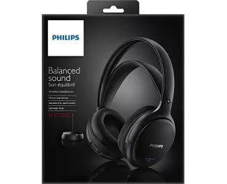 Наушники беспроводные PHILIPS SHC5200 Wireless Black (SHC5200/10)