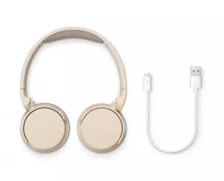 Наушники беспроводные PHILIPS TAH3209 Beige